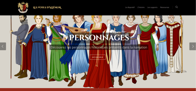 Les voies d'Aliénor_personnages